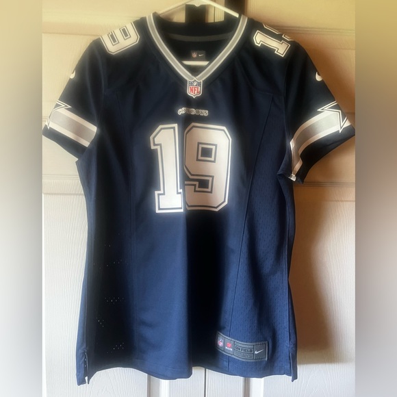 Dallas Cowboys #19 Miles Austin Navy Blue Jersey Size Large for Women - Picture 2 of 6